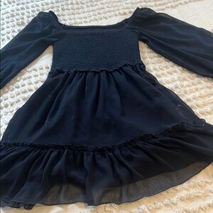Elegant Navy Kids Dress